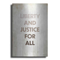 Luxe Metal Art 'Liberty and Justice For All' by Susan Ball, Metal Wall Art
