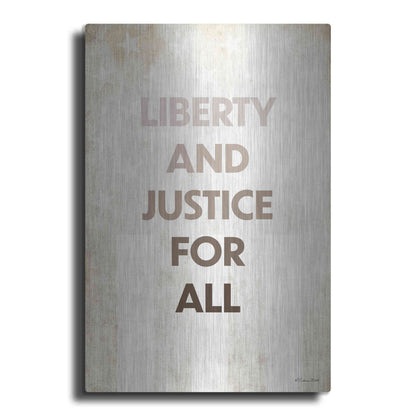 Luxe Metal Art 'Liberty and Justice For All' by Susan Ball, Metal Wall Art