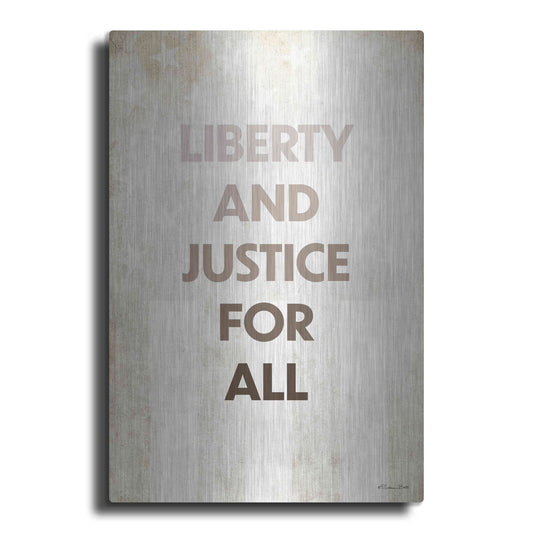 Luxe Metal Art 'Liberty and Justice For All' by Susan Ball, Metal Wall Art