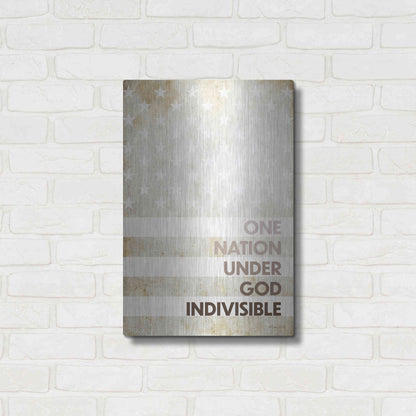 Luxe Metal Art 'Indivisible' by Susan Ball, Metal Wall Art,16x24