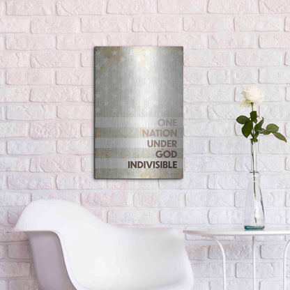 Luxe Metal Art 'Indivisible' by Susan Ball, Metal Wall Art,16x24