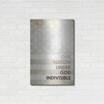 Luxe Metal Art 'Indivisible' by Susan Ball, Metal Wall Art,24x36