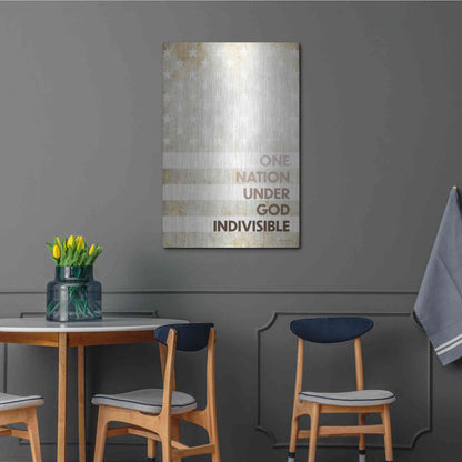 Luxe Metal Art 'Indivisible' by Susan Ball, Metal Wall Art,24x36