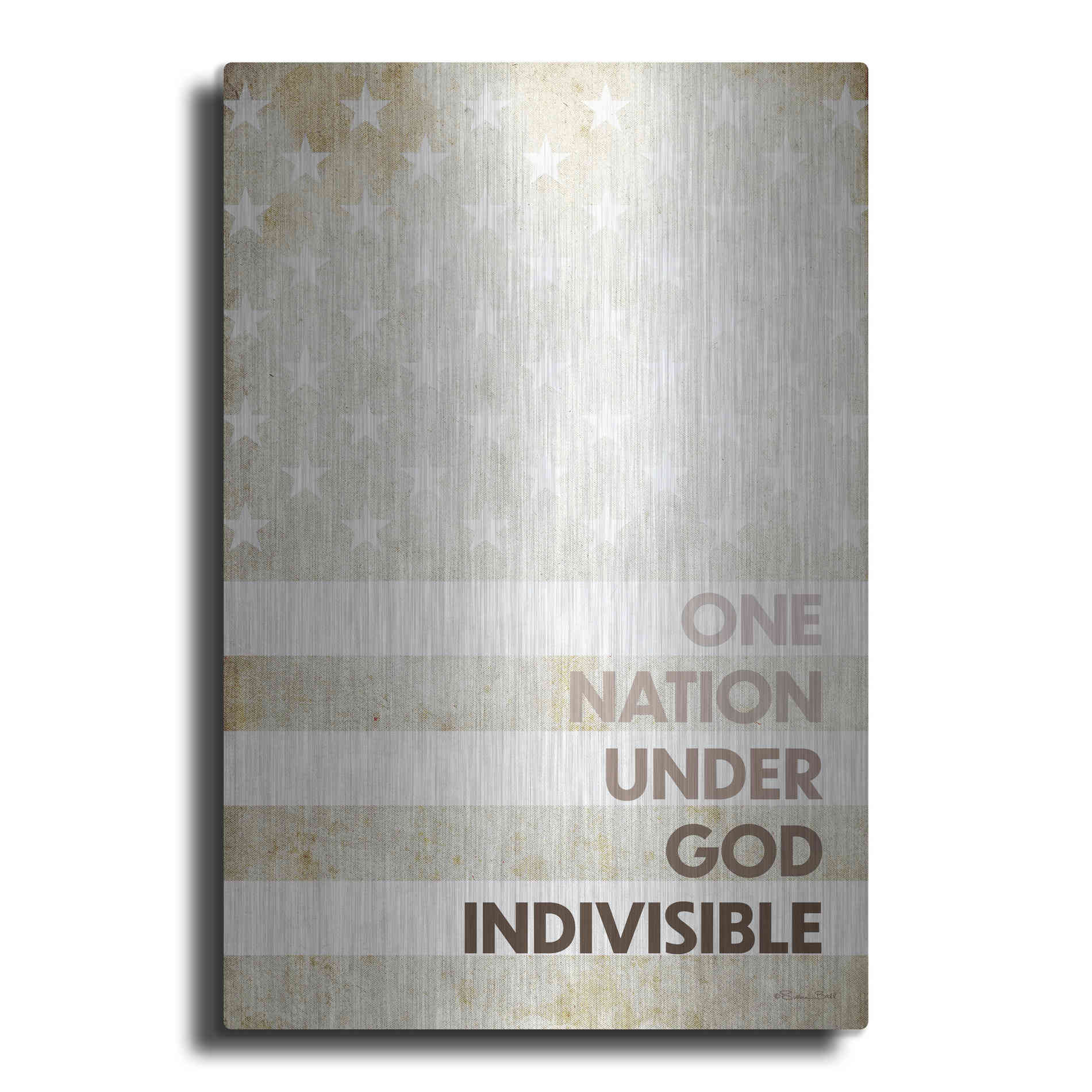 Luxe Metal Art 'Indivisible' by Susan Ball, Metal Wall Art