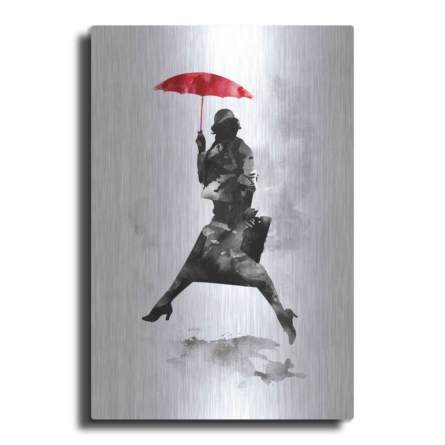 Luxe Metal Art 'Puddle Jumper' by Robert Farkas, Metal Wall Art