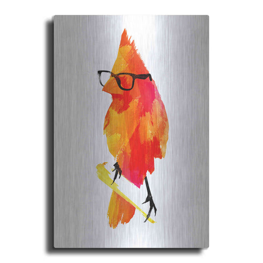 Luxe Metal Art 'Punk Bird' by Robert Farkas, Metal Wall Art