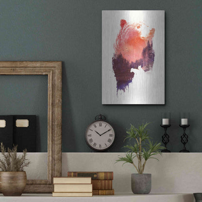 Luxe Metal Art 'Love Forever' by Robert Farkas, Metal Wall Art,12x16