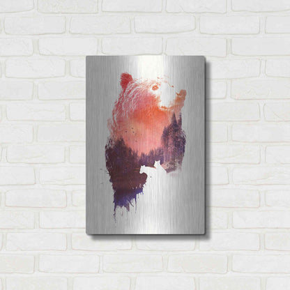 Luxe Metal Art 'Love Forever' by Robert Farkas, Metal Wall Art,16x24