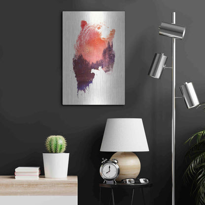 Luxe Metal Art 'Love Forever' by Robert Farkas, Metal Wall Art,16x24