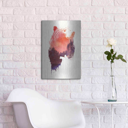 Luxe Metal Art 'Love Forever' by Robert Farkas, Metal Wall Art,16x24