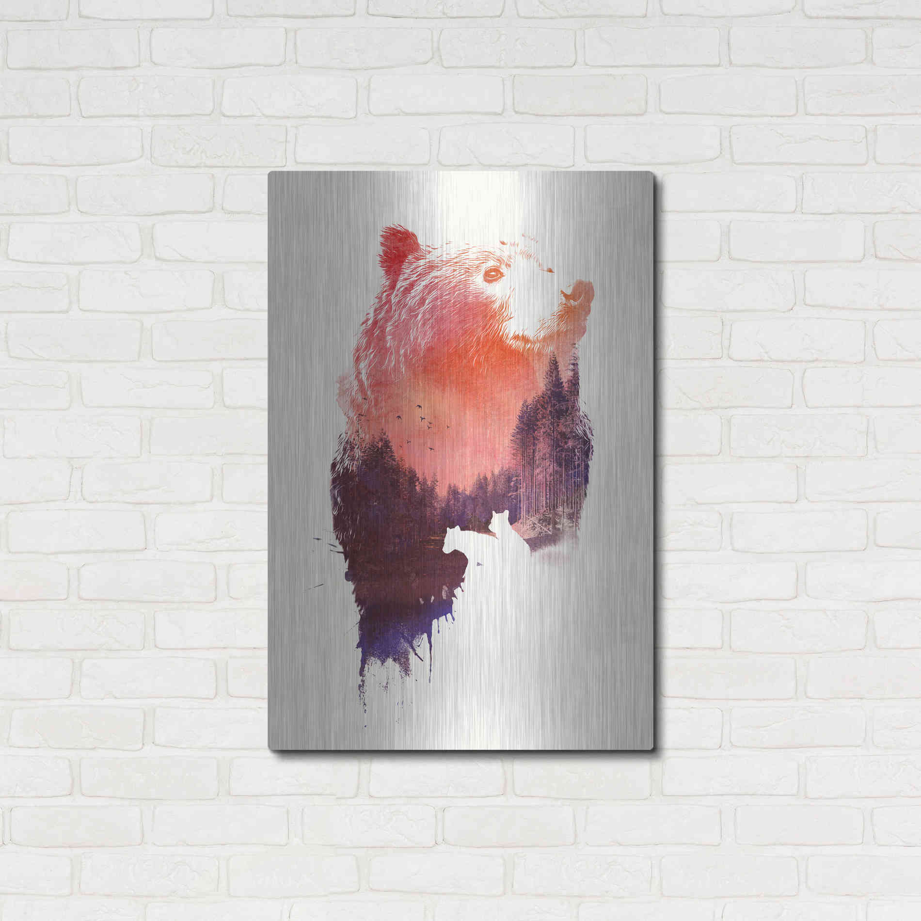 Luxe Metal Art 'Love Forever' by Robert Farkas, Metal Wall Art,24x36