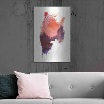 Luxe Metal Art 'Love Forever' by Robert Farkas, Metal Wall Art,24x36