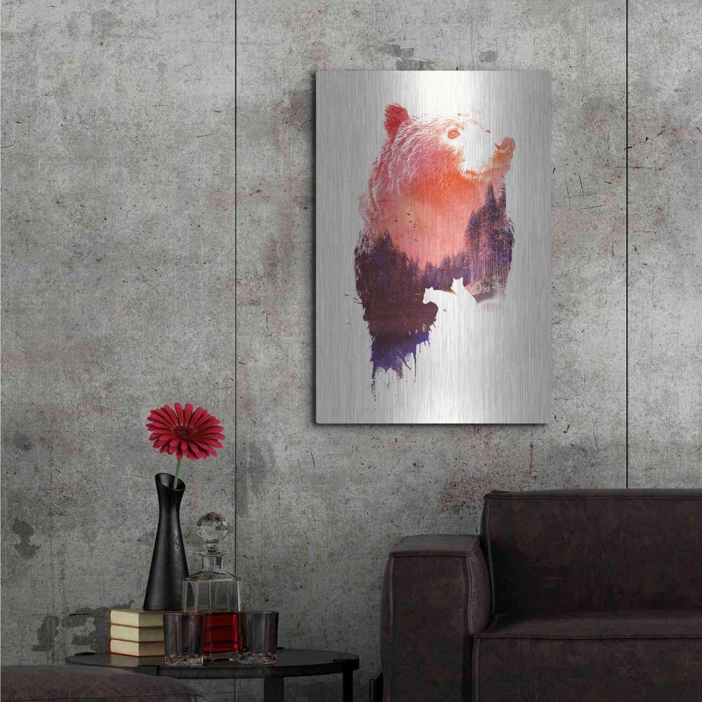 Luxe Metal Art 'Love Forever' by Robert Farkas, Metal Wall Art,24x36