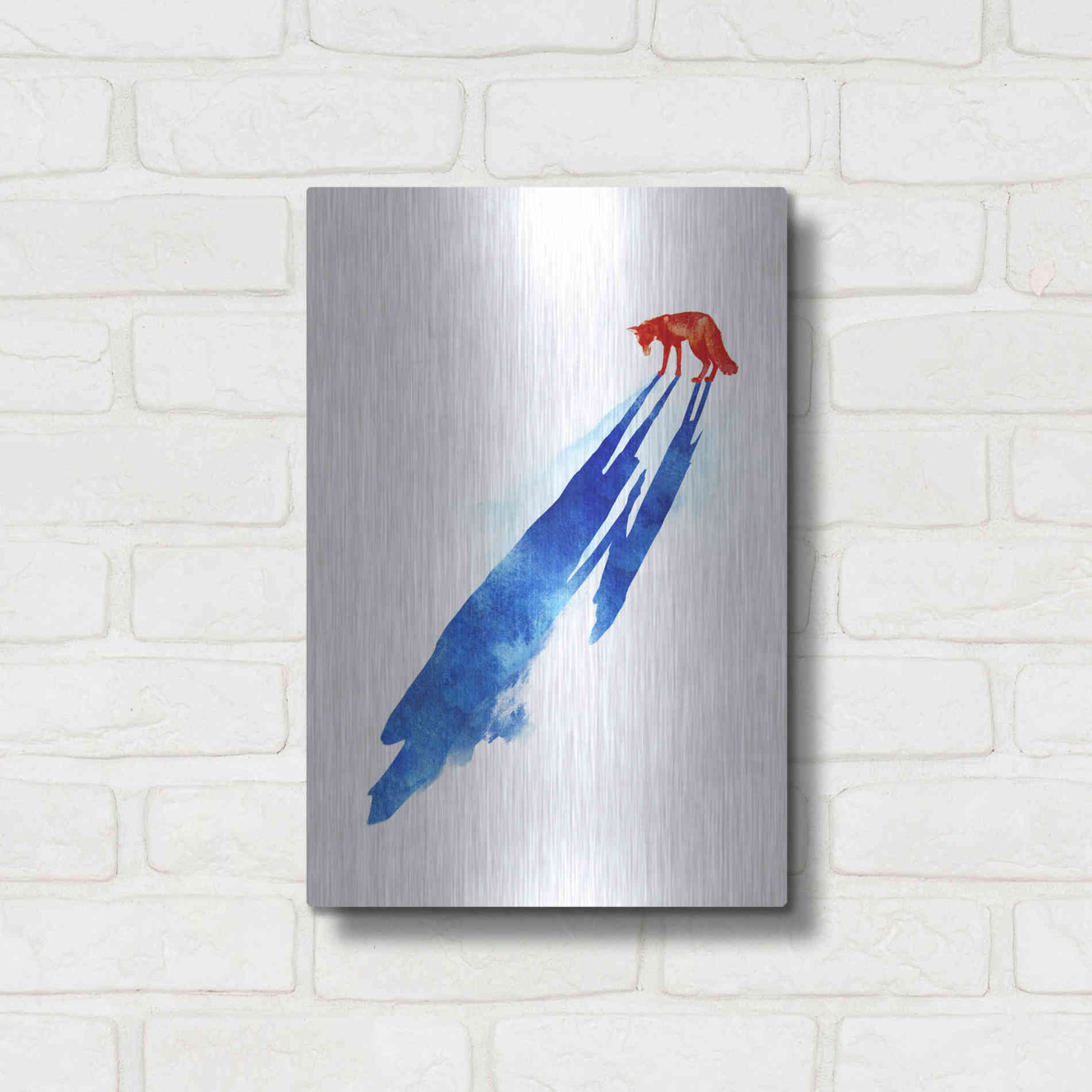 Luxe Metal Art 'A Distant Memory' by Robert Farkas, Metal Wall Art,12x16