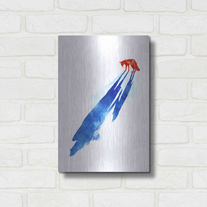 Luxe Metal Art 'A Distant Memory' by Robert Farkas, Metal Wall Art,12x16