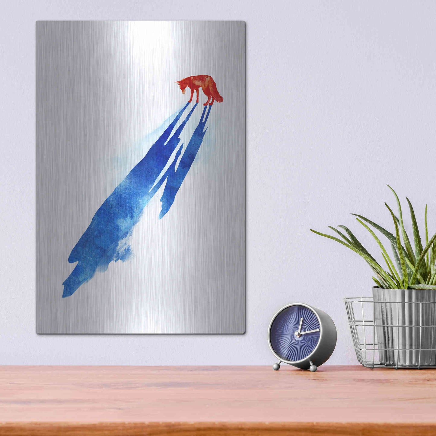 Luxe Metal Art 'A Distant Memory' by Robert Farkas, Metal Wall Art,12x16