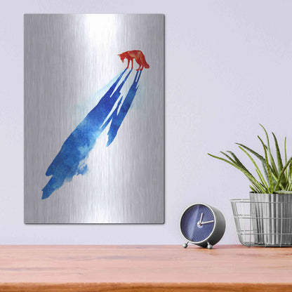 Luxe Metal Art 'A Distant Memory' by Robert Farkas, Metal Wall Art,12x16