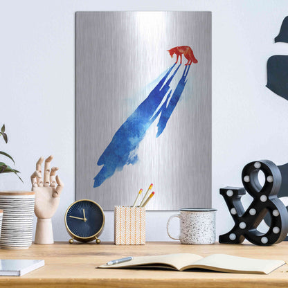 Luxe Metal Art 'A Distant Memory' by Robert Farkas, Metal Wall Art,12x16