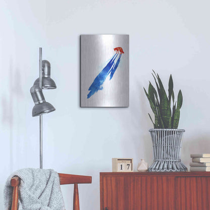 Luxe Metal Art 'A Distant Memory' by Robert Farkas, Metal Wall Art,16x24