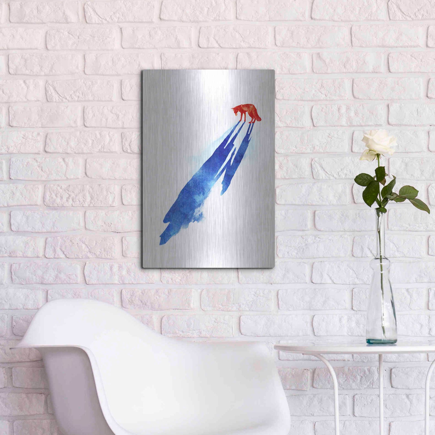 Luxe Metal Art 'A Distant Memory' by Robert Farkas, Metal Wall Art,16x24