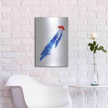 Luxe Metal Art 'A Distant Memory' by Robert Farkas, Metal Wall Art,16x24