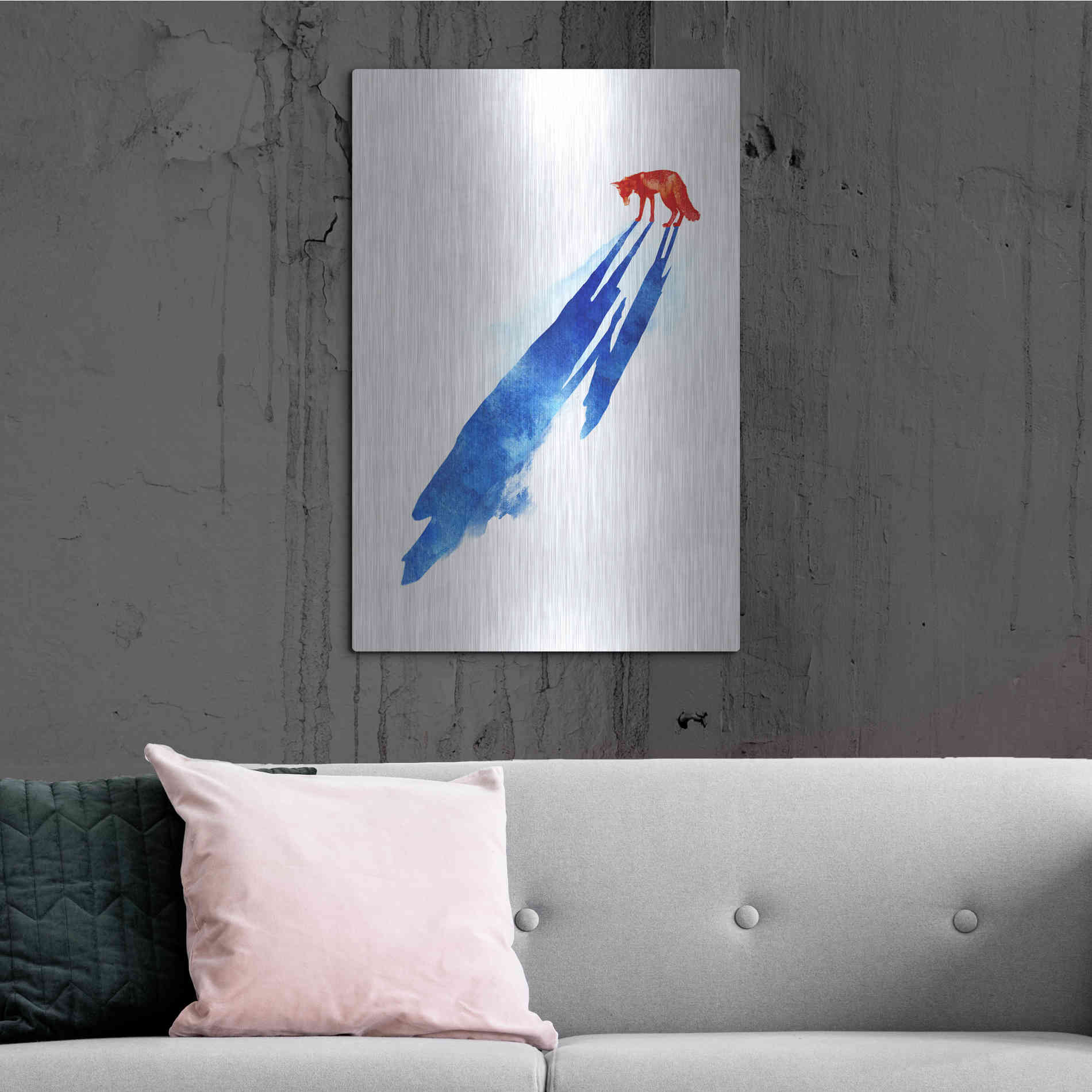 Luxe Metal Art 'A Distant Memory' by Robert Farkas, Metal Wall Art,24x36