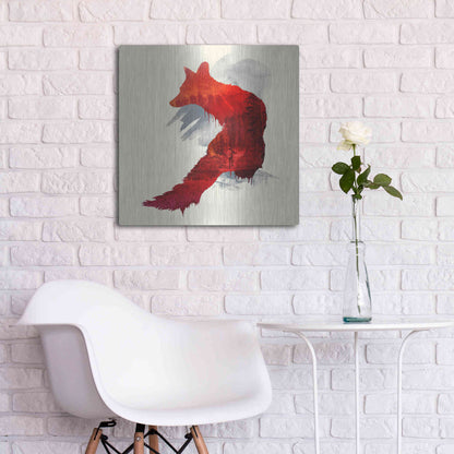 Luxe Metal Art 'Bad Memories' by Robert Farkas, Metal Wall Art,24x24