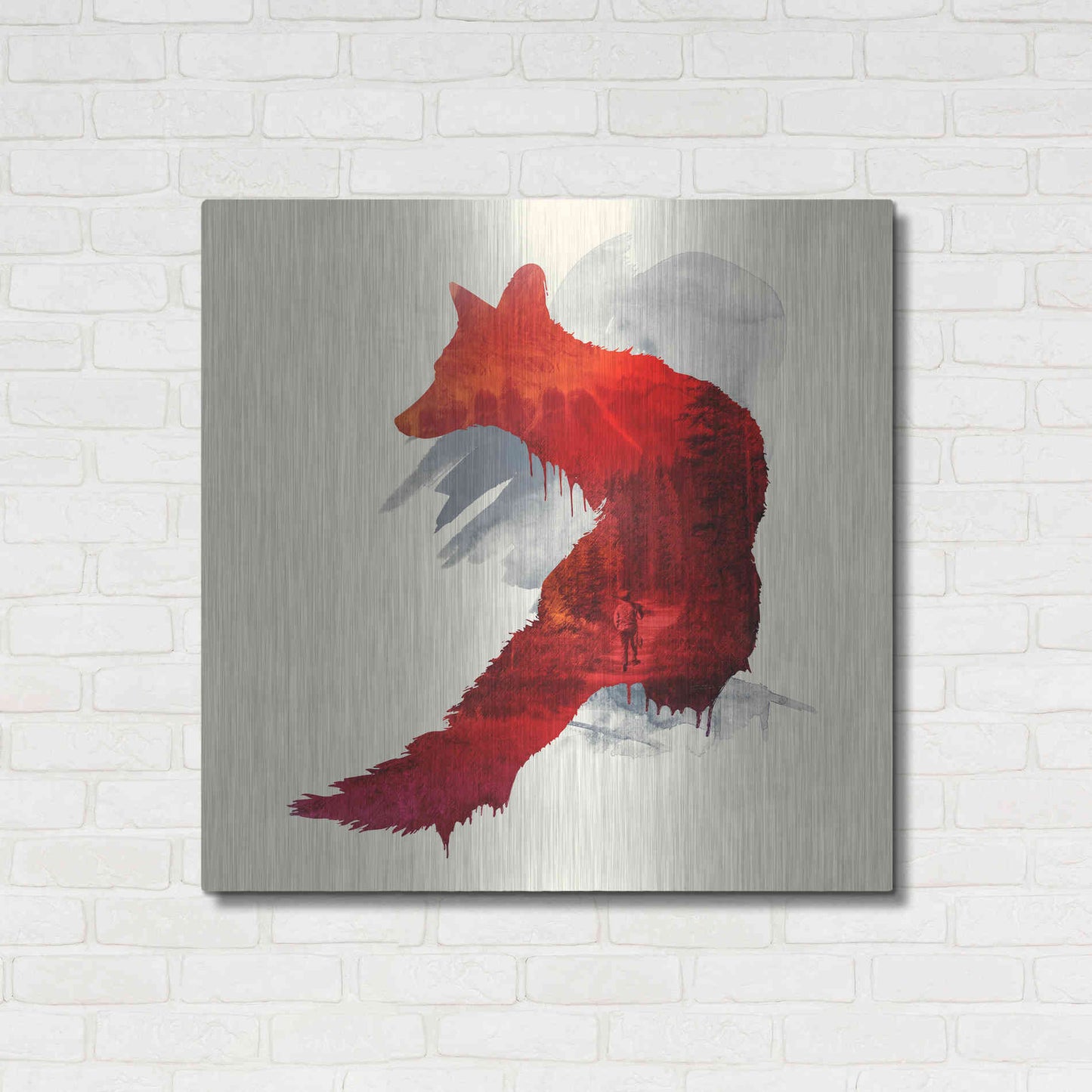 Luxe Metal Art 'Bad Memories' by Robert Farkas, Metal Wall Art,36x36