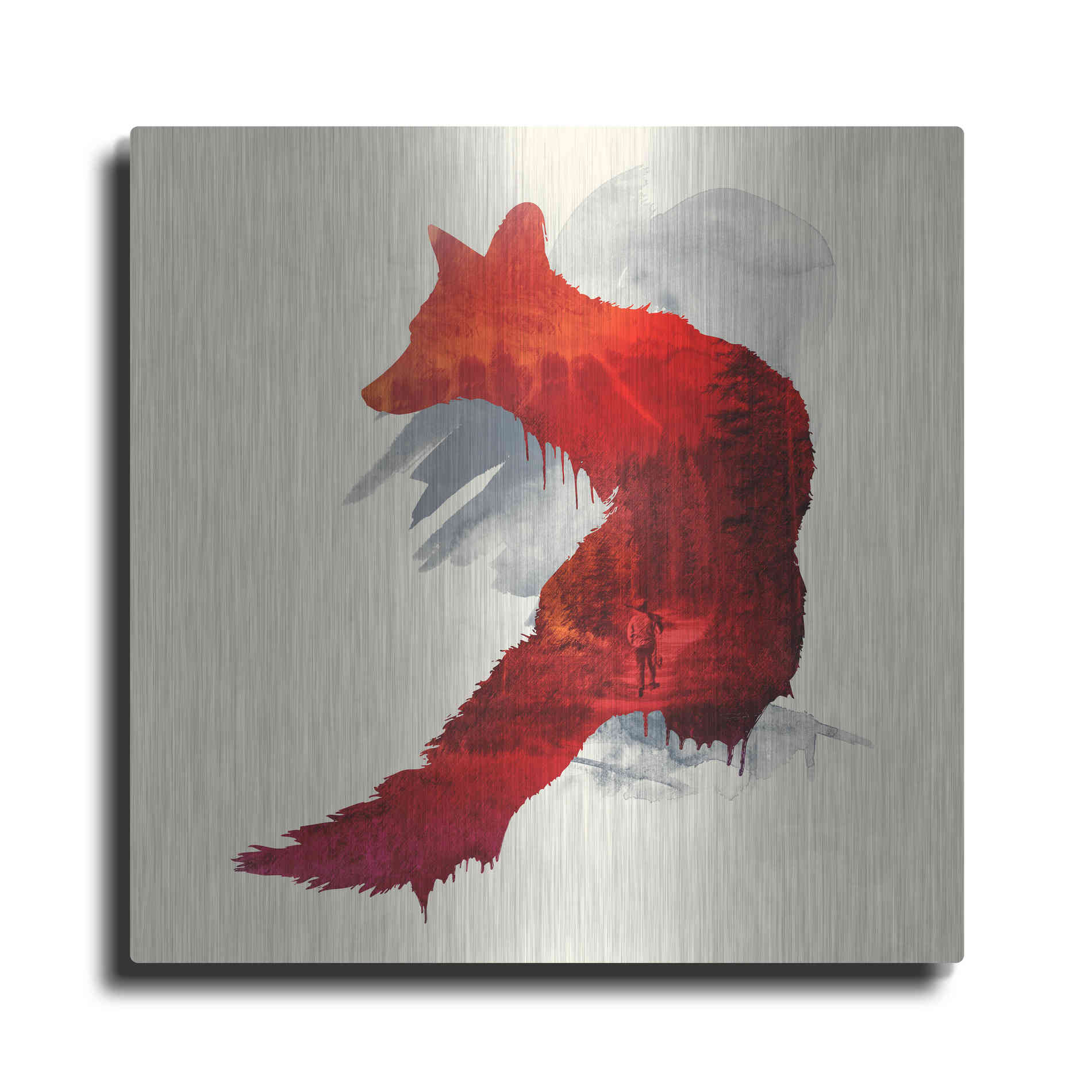 Luxe Metal Art 'Bad Memories' by Robert Farkas, Metal Wall Art