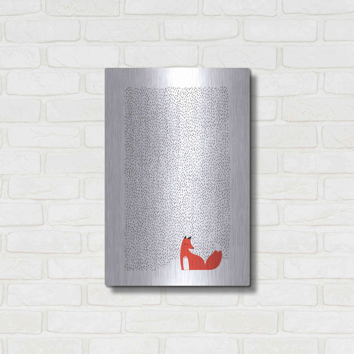 Luxe Metal Art 'Black Grass' by Robert Farkas, Metal Wall Art,16x24