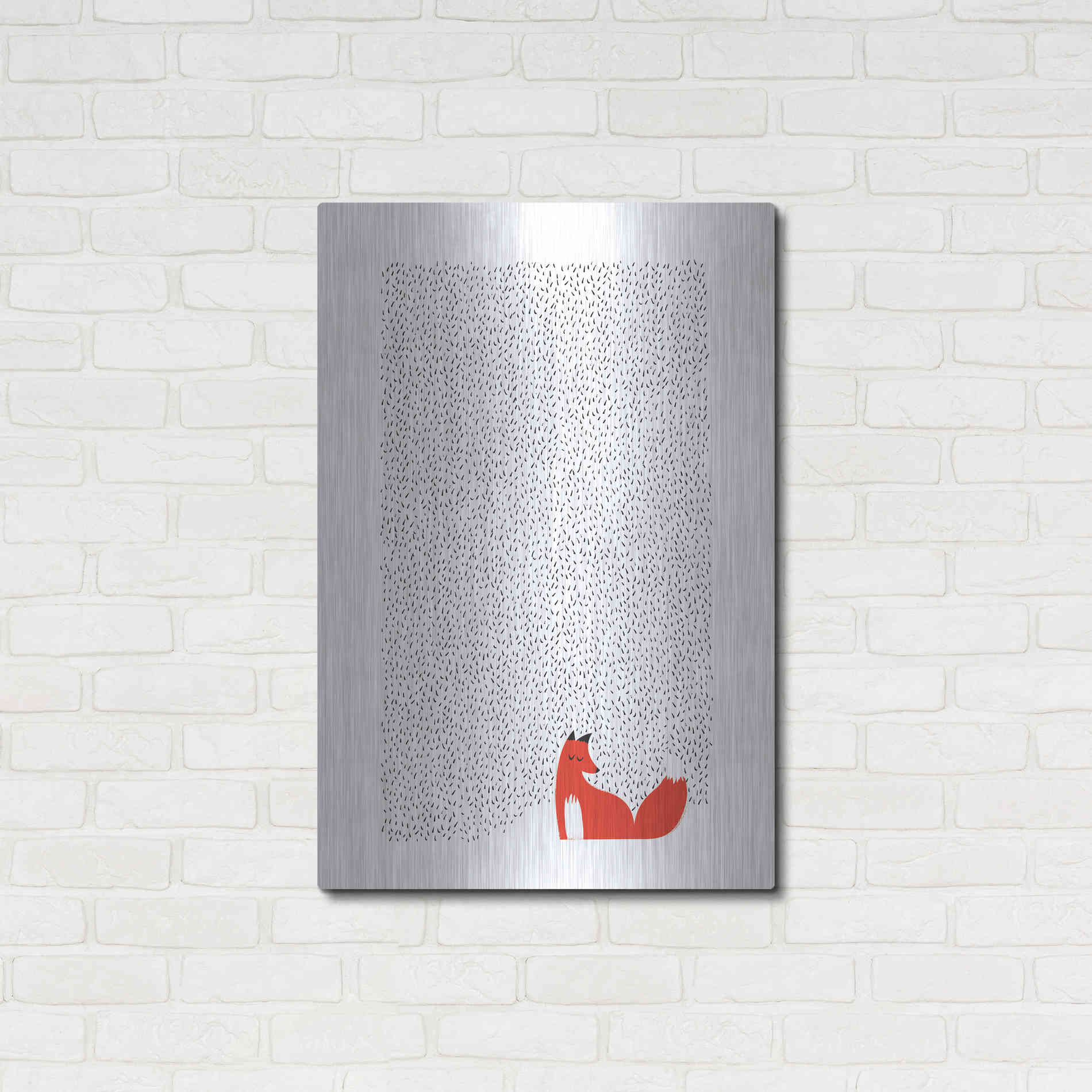 Luxe Metal Art 'Black Grass' by Robert Farkas, Metal Wall Art,24x36