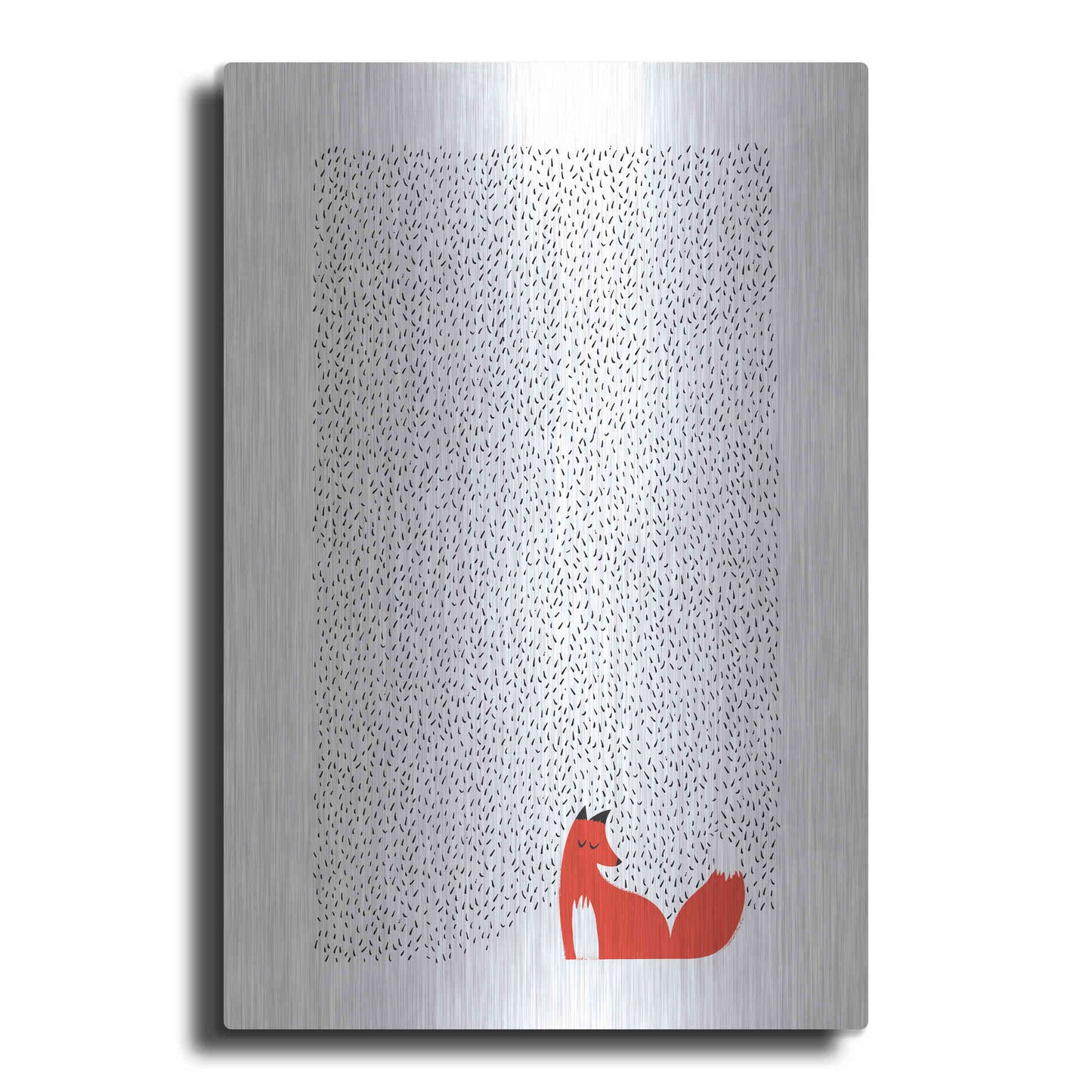 Luxe Metal Art 'Black Grass' by Robert Farkas, Metal Wall Art