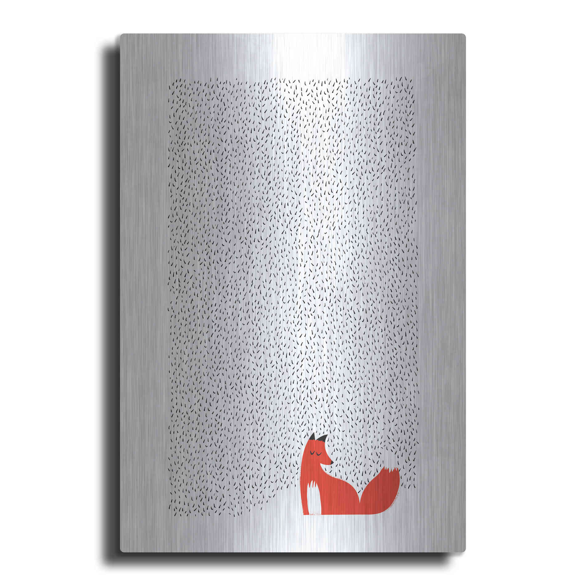 Luxe Metal Art 'Black Grass' by Robert Farkas, Metal Wall Art