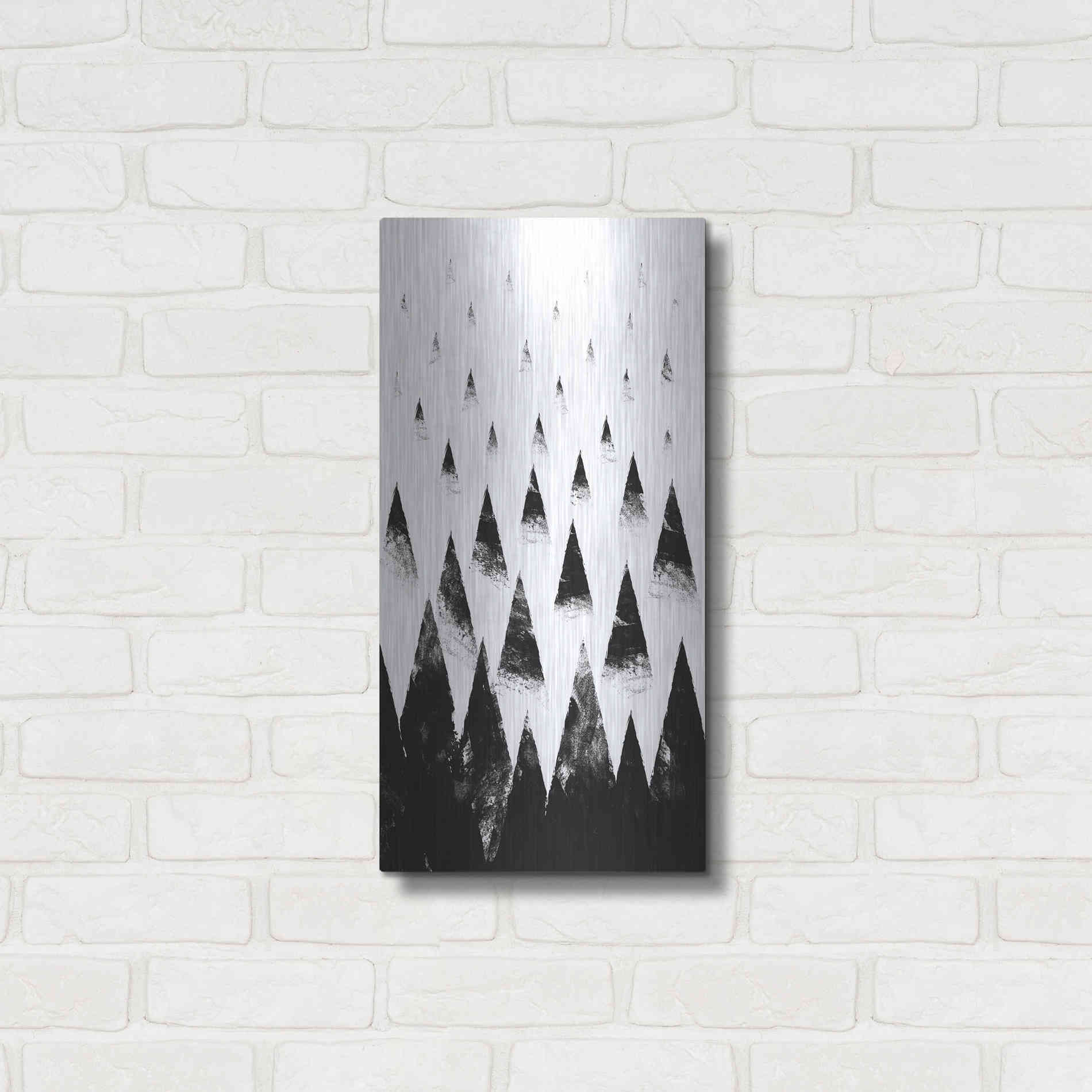 Luxe Metal Art 'Black Hills' by Robert Farkas, Metal Wall Art,12x24