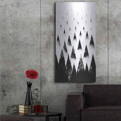 Luxe Metal Art 'Black Hills' by Robert Farkas, Metal Wall Art,24x48