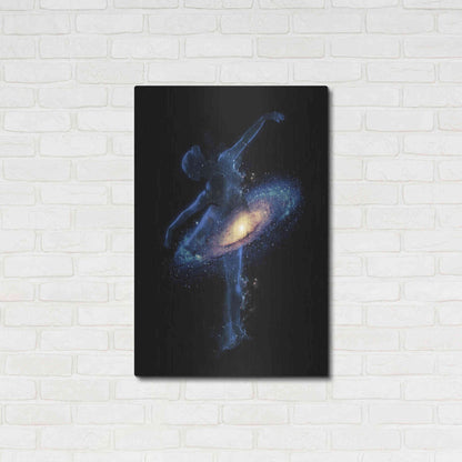 Luxe Metal Art 'Cosmic Dance' by Robert Farkas, Metal Wall Art,24x36