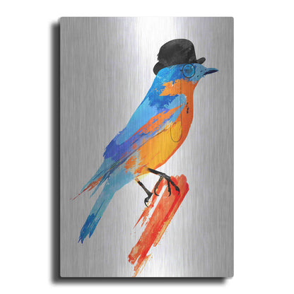 Luxe Metal Art 'Lord Bird' by Robert Farkas, Metal Wall Art