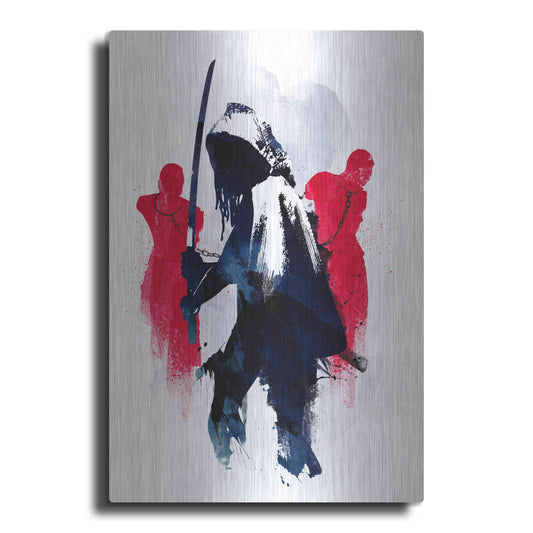 Luxe Metal Art 'Michonne' by Robert Farkas, Metal Wall Art