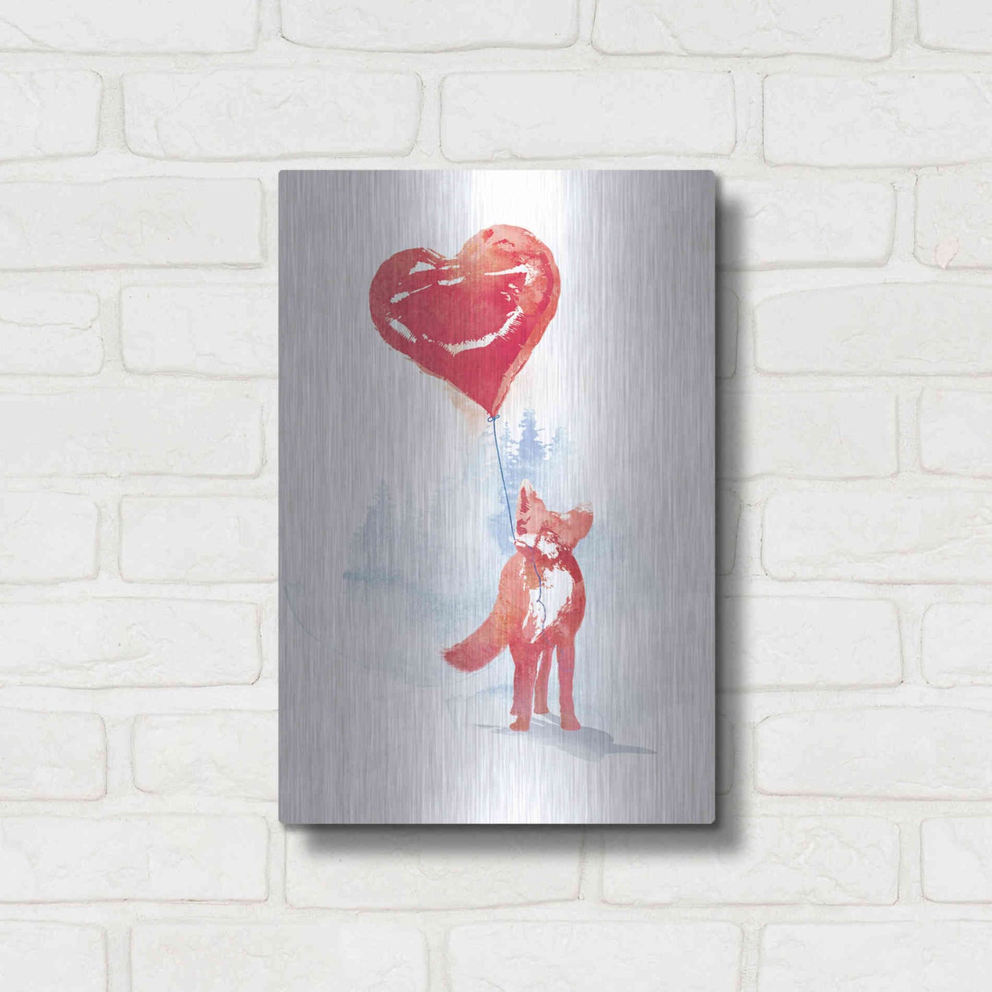 Luxe Metal Art 'This One is For You' by Robert Farkas, Metal Wall Art,12x16