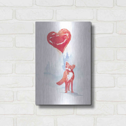 Luxe Metal Art 'This One is For You' by Robert Farkas, Metal Wall Art,12x16