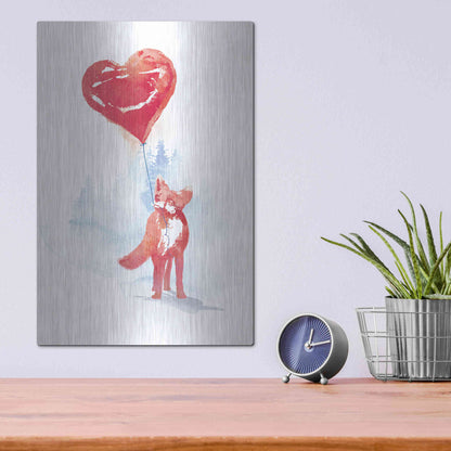 Luxe Metal Art 'This One is For You' by Robert Farkas, Metal Wall Art,12x16