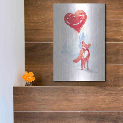 Luxe Metal Art 'This One is For You' by Robert Farkas, Metal Wall Art,12x16
