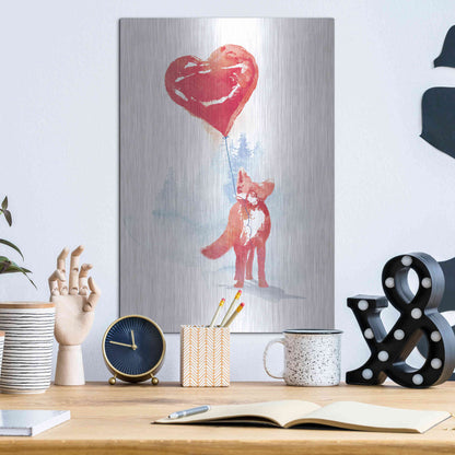 Luxe Metal Art 'This One is For You' by Robert Farkas, Metal Wall Art,12x16