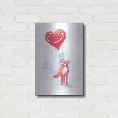 Luxe Metal Art 'This One is For You' by Robert Farkas, Metal Wall Art,16x24