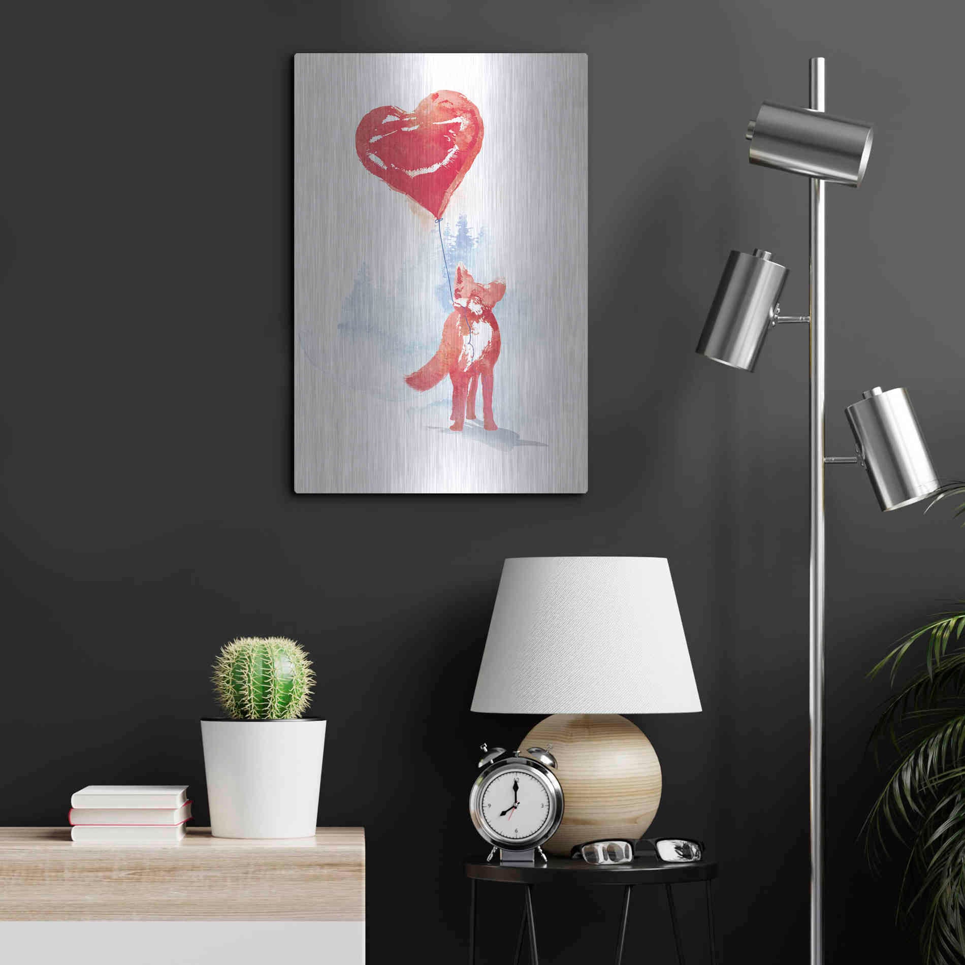Luxe Metal Art 'This One is For You' by Robert Farkas, Metal Wall Art,16x24