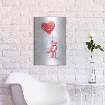 Luxe Metal Art 'This One is For You' by Robert Farkas, Metal Wall Art,16x24