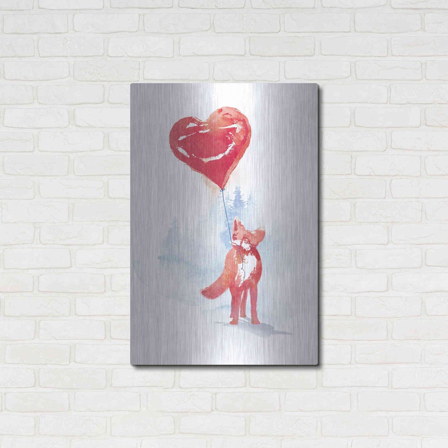 Luxe Metal Art 'This One is For You' by Robert Farkas, Metal Wall Art,24x36