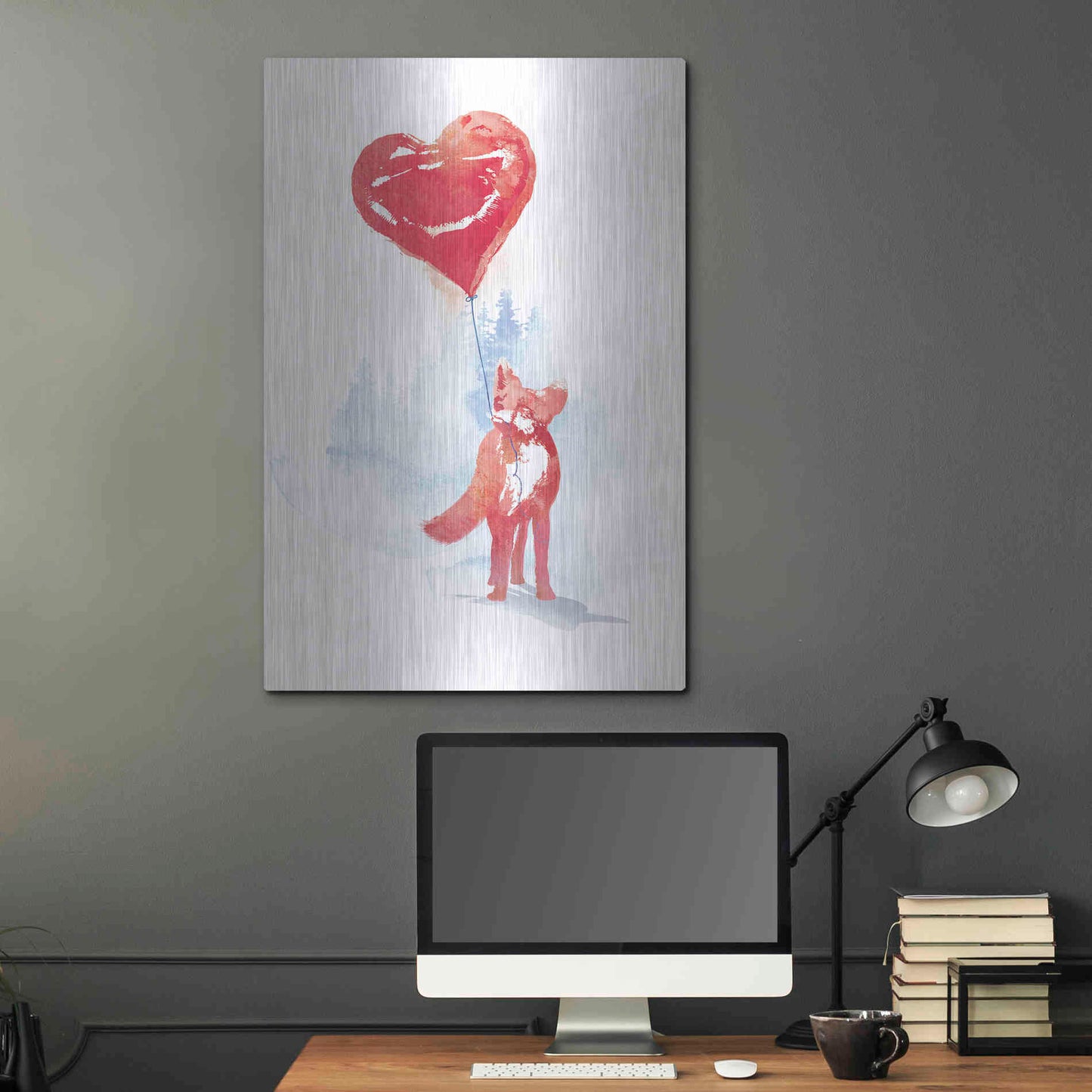 Luxe Metal Art 'This One is For You' by Robert Farkas, Metal Wall Art,24x36