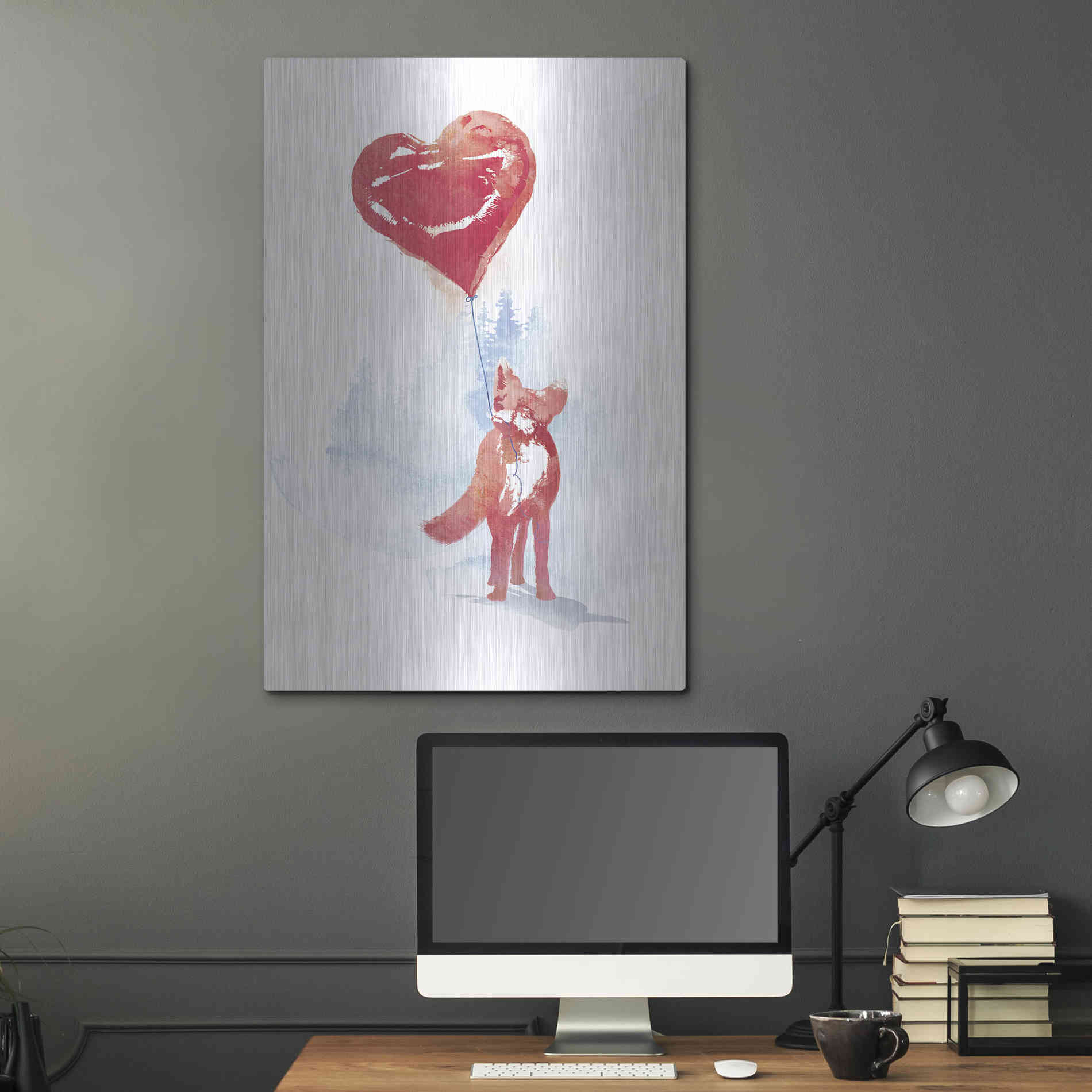 Luxe Metal Art 'This One is For You' by Robert Farkas, Metal Wall Art,24x36