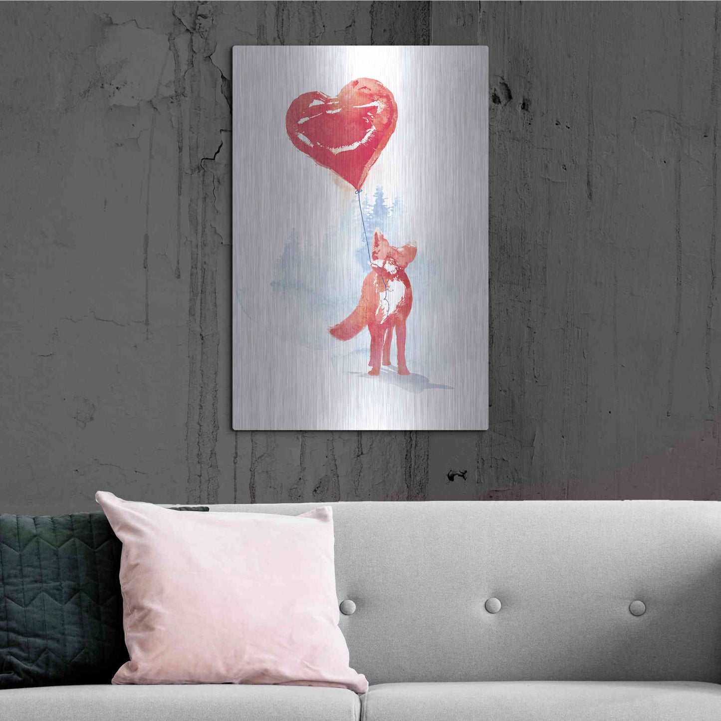 Luxe Metal Art 'This One is For You' by Robert Farkas, Metal Wall Art,24x36